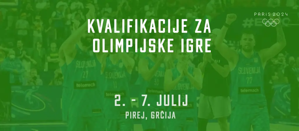 Košarka | Kvalifikacije za OI v Parizu 2024 - Slovenija, Hrvaška in Nova Zelandija