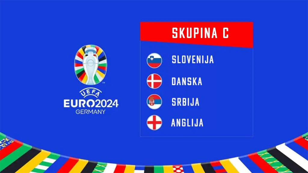 Euro 2024 | Slovenija - Skupina C, prenosi tekem v živo