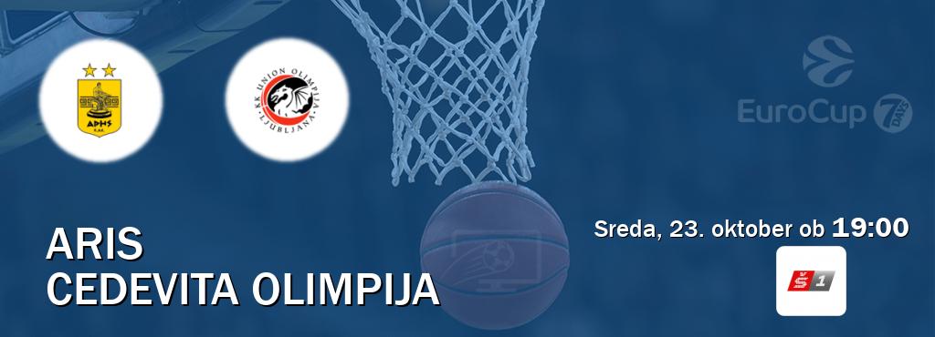 Ne zamudi prenosa tekme Aris - Cedevita Olimpija v živo na Sport TV 1.