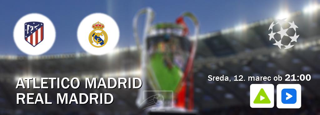 Atletico Madrid in Real Madrid v živo na Kanal A in Voyo. Prenos tekme bo v sreda, 12. marec ob  21:00