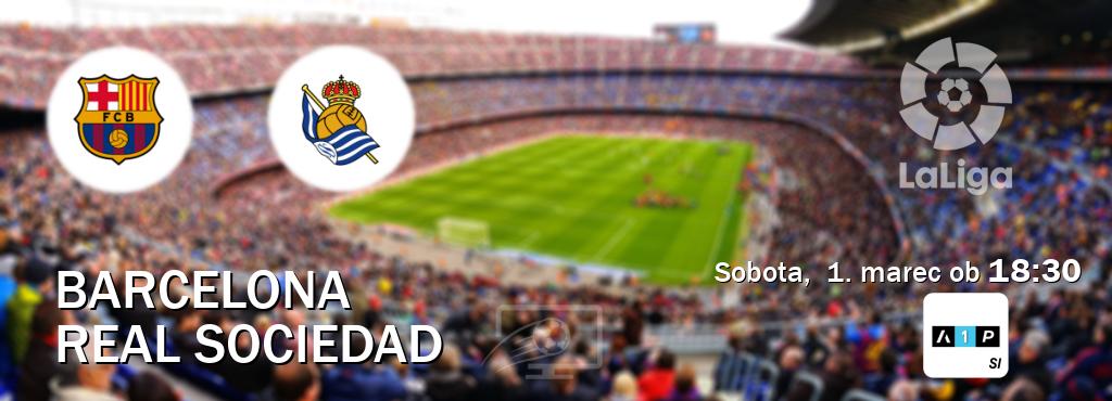 Dvoboj Barcelona in Real Sociedad s prenosom tekme v živo na Arena Sport Premium.