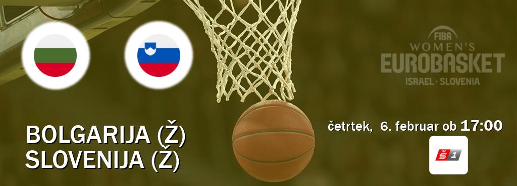 Bolgarija (Ž) in Slovenija (Ž) v živo na Sport TV 1. Prenos tekme bo v četrtek,  6. februar ob  17:00