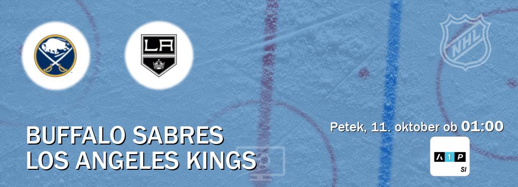 Buffalo Sabres in Los Angeles Kings v živo na Arena Sport Premium. Prenos tekme bo v petek, 11. oktober ob  01:00