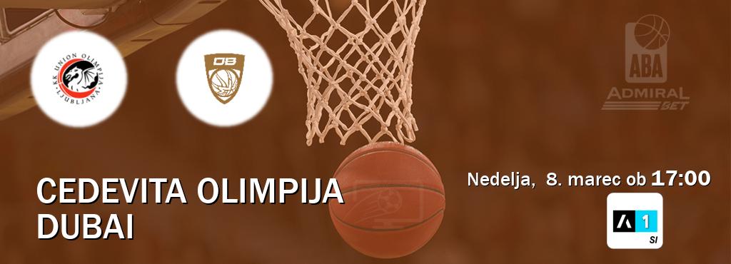 Dvoboj Cedevita Olimpija in Dubai s prenosom tekme v živo na Arena Sport 1. Dvoboj Cedevita Olimpija in Dubai s prenosom tekme v živo na Arena Sport 1.