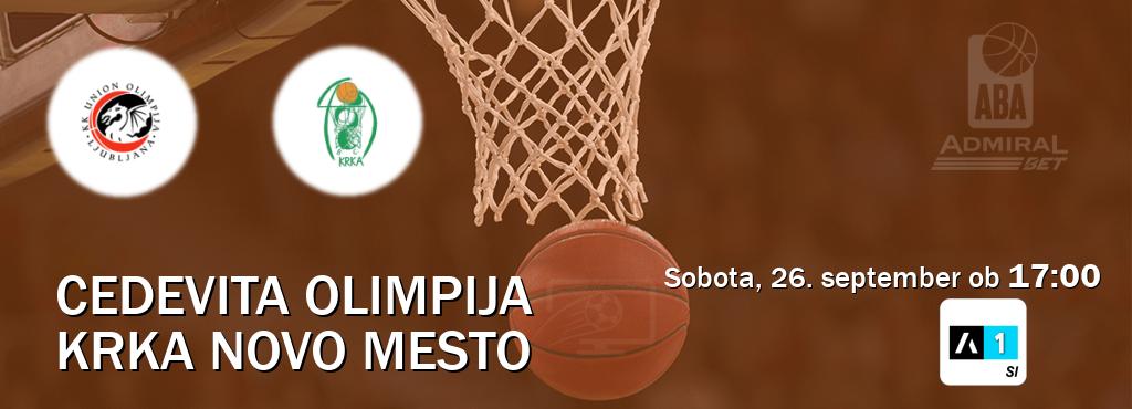 Prenos tekme med Cedevita Olimpija in Krka Novo Mesto v živo na <b>Arena Sport 1</b> (sobota, 26. september ob  17:00 uri).