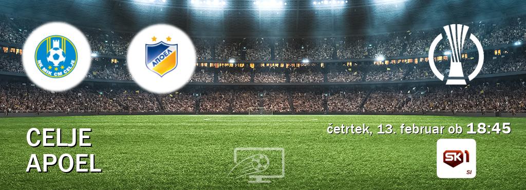 Prenos tekme med Celje in APOEL v živo na Sportklub 1 (četrtek, 13. februar ob  18:45 uri).