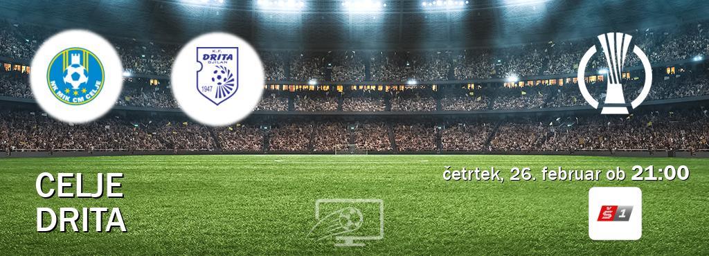 Celje in Drita v živo na Sport TV 1. Prenos tekme bo v četrtek, 26. februar ob 21:00 Celje in Drita v živo na Sport TV 1. Prenos tekme bo v četrtek, 26. februar ob 21:00