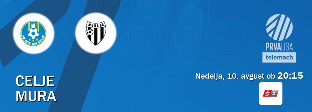 Dvoboj Celje in Mura s prenosom tekme v živo na Sport TV 1.