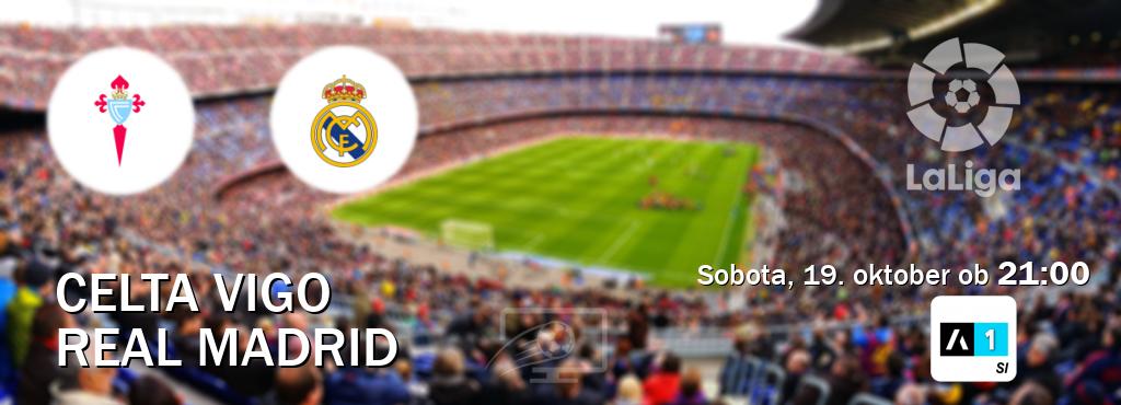 Celta Vigo in Real Madrid v živo na Arena Sport 1. Prenos tekme bo v sobota, 19. oktober ob  21:00