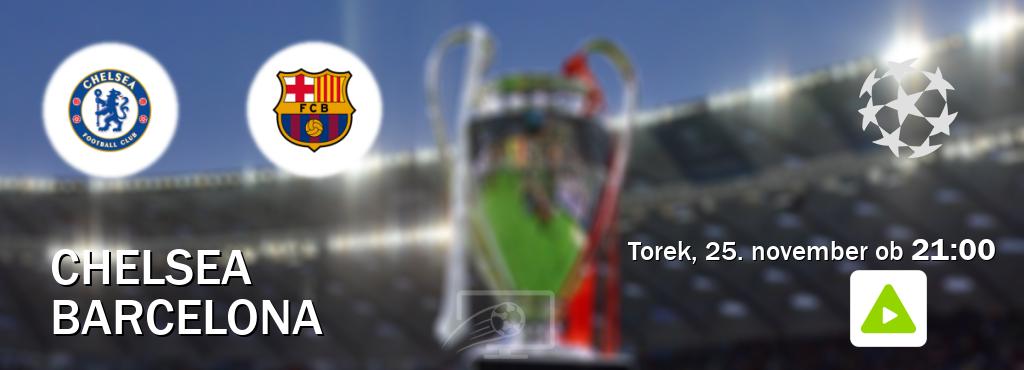 Prenos tekme med Chelsea in Barcelona v živo na <b>Kanal A</b> (torek, 25. november ob  21:00 uri).