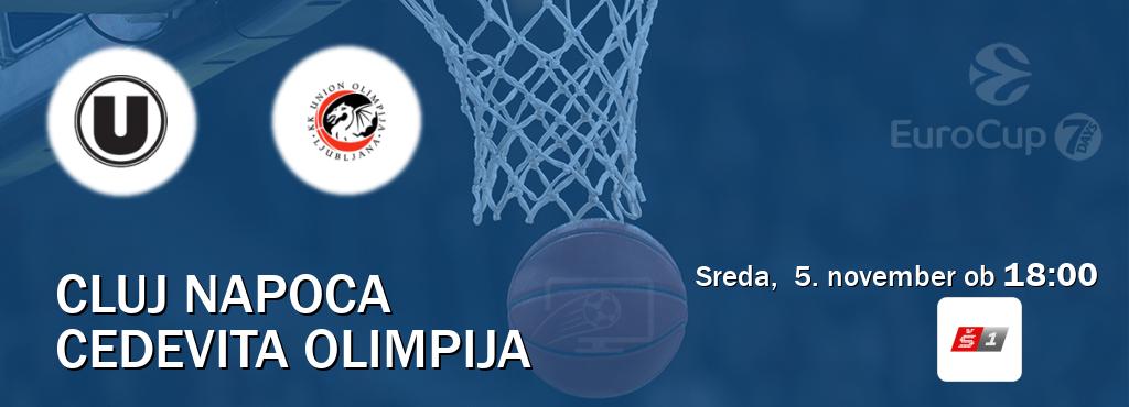 Prenos tekme med Cluj Napoca in Cedevita Olimpija v živo na <b>Sport TV 1</b> (sreda,  5. november ob  18:00 uri).