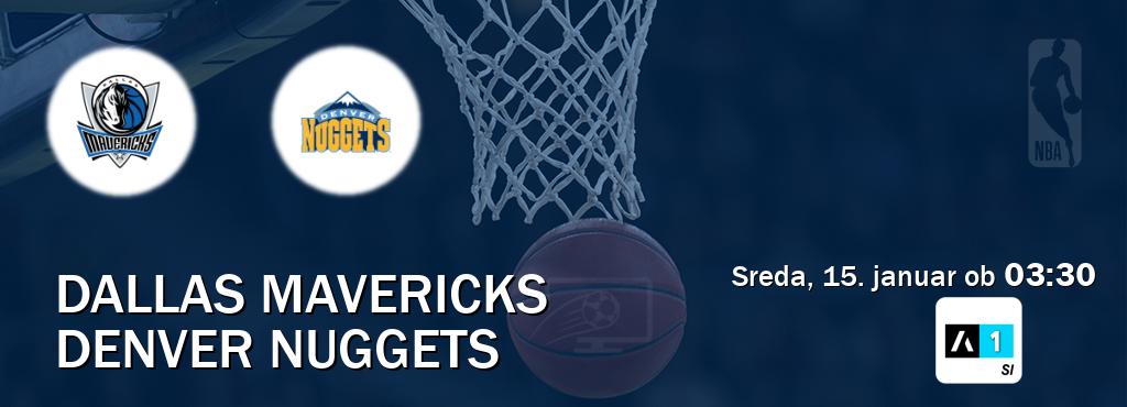 Prenos tekme med Dallas Mavericks in Denver Nuggets v živo na Arena Sport 1 (sreda, 15. januar ob  03:30 uri).