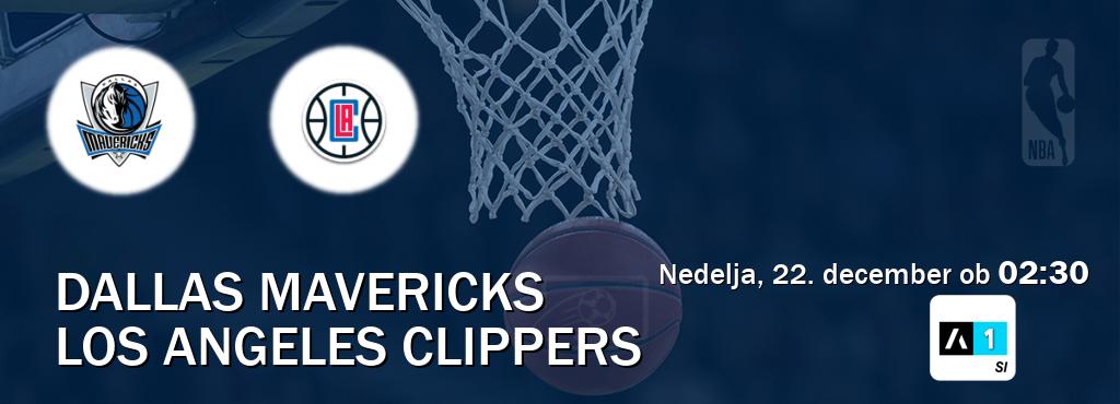 Dallas Mavericks in Los Angeles Clippers v živo na Arena Sport 1. Prenos tekme bo v nedelja, 22. december ob  02:30