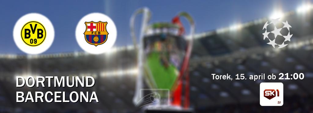 Dortmund in Barcelona v živo na Sportklub 1. Prenos tekme bo v torek, 15. april ob 21:00 Dortmund in Barcelona v živo na Sportklub 1. Prenos tekme bo v torek, 15. april ob 21:00