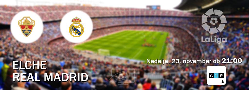 Prenos tekme med Elche in Real Madrid v živo na <b>Arena Sport Premium</b> (nedelja, 23. november ob  21:00 uri).
