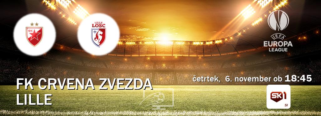 Dvoboj FK Crvena zvezda in Lille s prenosom tekme v živo na Sportklub 1.