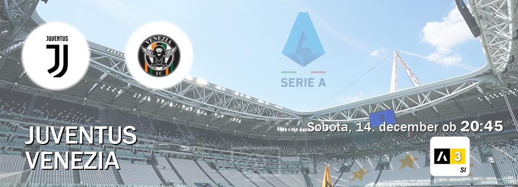 Dvoboj Juventus in Venezia s prenosom tekme v živo na Arena Sport 3.