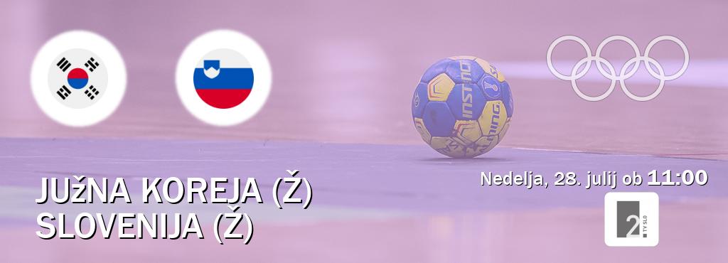 Ne zamudi prenosa tekme Južna Koreja (Ž) - Slovenija (Ž) v živo na TV Slo 2.