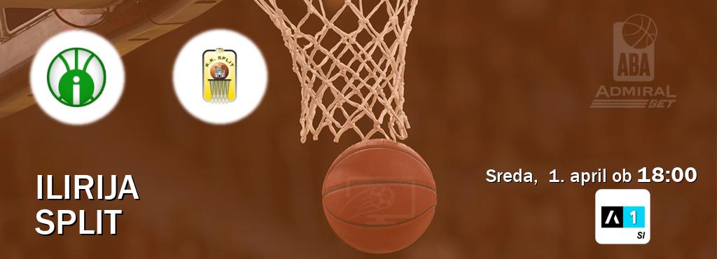 Dvoboj Ilirija in Split s prenosom tekme v živo na Arena Sport 1.