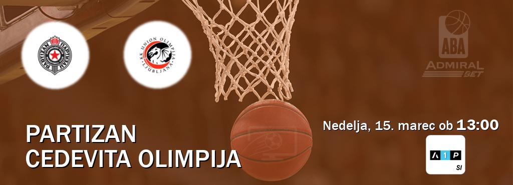 Partizan in Cedevita Olimpija v živo na Arena Sport Premium. Prenos tekme bo v nedelja, 15. marec ob 13:00 Partizan in Cedevita Olimpija v živo na Arena Sport Premium. Prenos tekme bo v nedelja, 15. marec ob 13:00