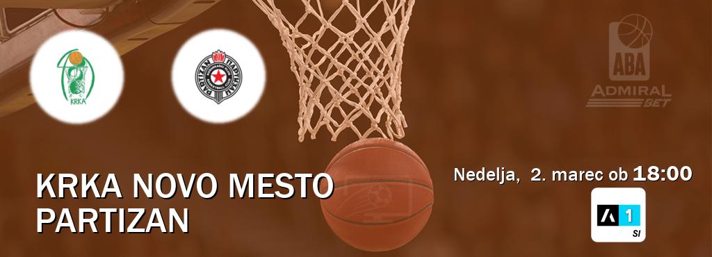 Ne zamudi prenosa tekme Krka Novo Mesto - Partizan v živo na Arena Sport 1.