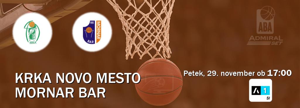 Krka Novo Mesto in Mornar Bar v živo na Arena Sport 1. Prenos tekme bo v petek, 29. november ob  17:00