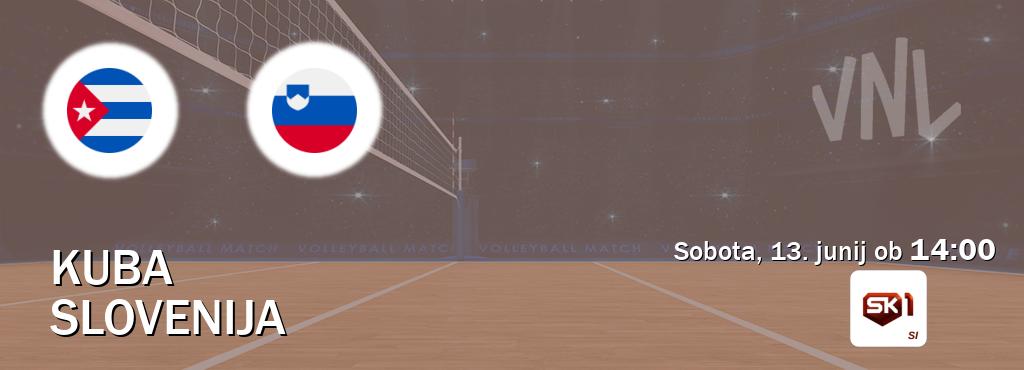 Dvoboj Kuba in Slovenija s prenosom tekme v živo na Sportklub 1.