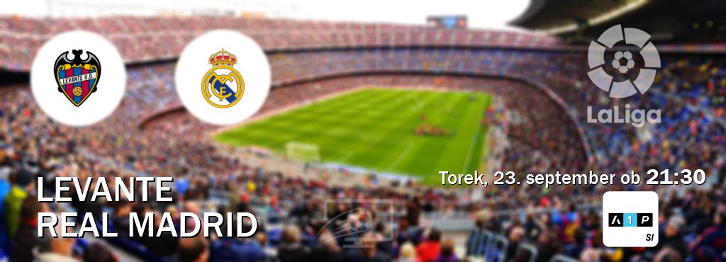 Levante in Real Madrid v živo na Arena Sport Premium. Prenos tekme bo v torek, 23. september ob  21:30