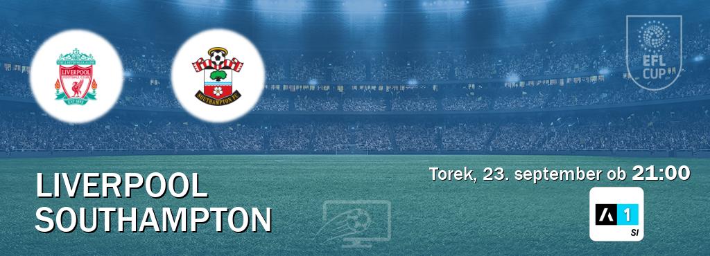 Liverpool in Southampton v živo na Arena Sport 1. Prenos tekme bo v torek, 23. september ob  21:00
