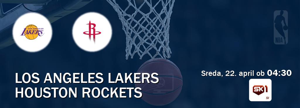 Ne zamudi prenosa tekme Los Angeles Lakers - Houston Rockets v živo na Sportklub 1.