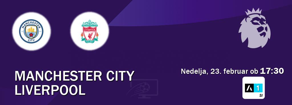 Manchester City in Liverpool v živo na Arena Sport 1. Prenos tekme bo v nedelja, 23. februar ob  17:30