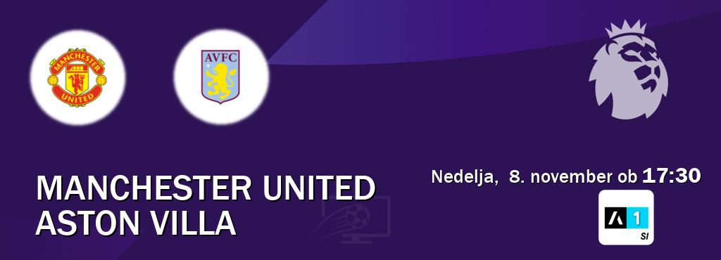 Prenos tekme med Manchester United in Aston Villa v živo na Arena Sport 1 (nedelja,  8. november ob  17:30 uri).