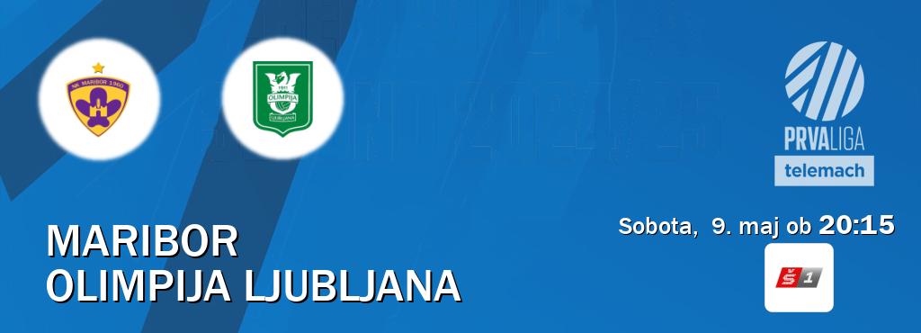Prenos tekme med Maribor in Olimpija Ljubljana v živo na <b>Sport TV 1</b> (sobota,  9. maj ob  20:15 uri).