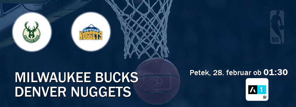 Ne zamudi prenosa tekme Milwaukee Bucks - Denver Nuggets v živo na Arena Sport 1.