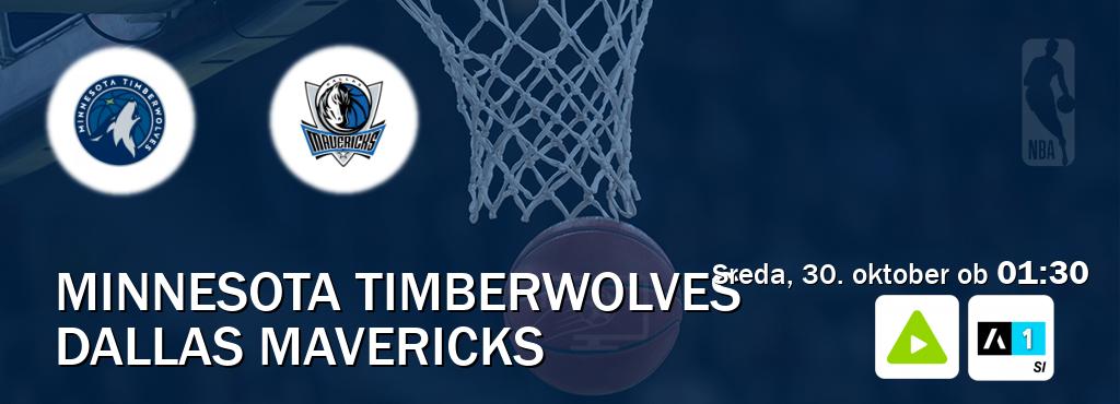 Dvoboj Minnesota Timberwolves in Dallas Mavericks s prenosom tekme v živo na Kanal A in Arena Sport 1.