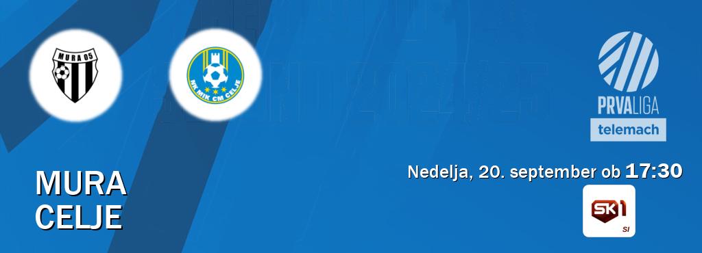 Prenos tekme med Mura in Celje v živo na <b>Sportklub 1</b> (nedelja, 20. september ob  17:30 uri).