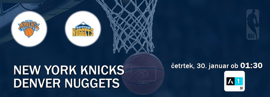 Dvoboj New York Knicks in Denver Nuggets s prenosom tekme v živo na Arena Sport 1.