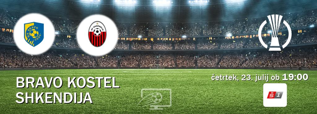 Dvoboj Bravo Kostel in Shkendija s prenosom tekme v živo na Sport TV 1.