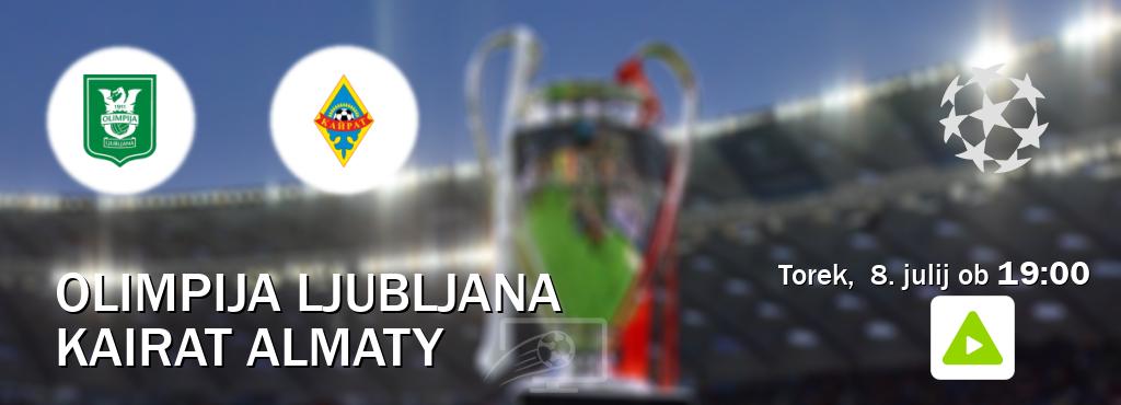 Ne zamudi prenosa tekme Olimpija Ljubljana - Kairat Almaty v živo na Kanal A. Ne zamudi prenosa tekme Olimpija Ljubljana - Kairat Almaty v živo na Kanal A.