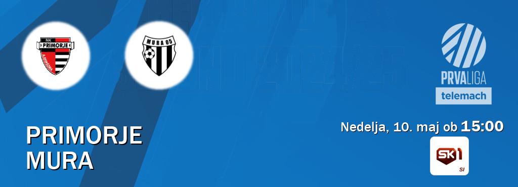 Ne zamudi prenosa tekme Primorje - Mura v živo na Sportklub 1.
