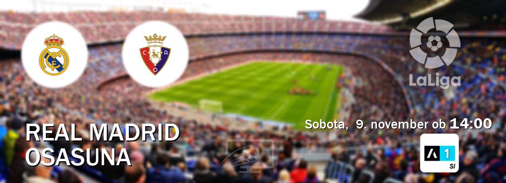 Dvoboj Real Madrid in Osasuna s prenosom tekme v živo na Arena Sport 1.