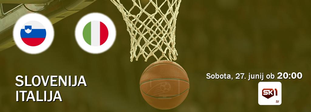Dvoboj Slovenija in Italija s prenosom tekme v živo na Sportklub 1.