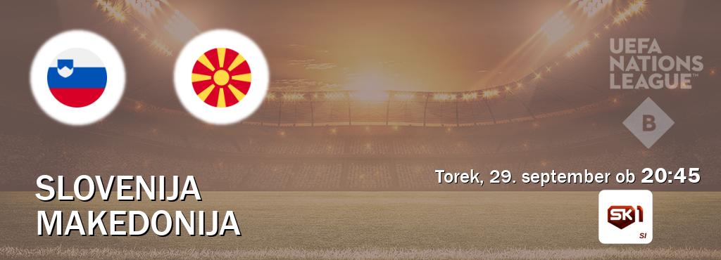 Prenos tekme med Slovenija in Makedonija v živo na <b>Sportklub 1</b> (torek, 29. september ob 20:45 uri). Prenos tekme med Slovenija in Makedonija v živo na <b>Sportklub 1</b> (torek, 29. september ob 20:45 uri).