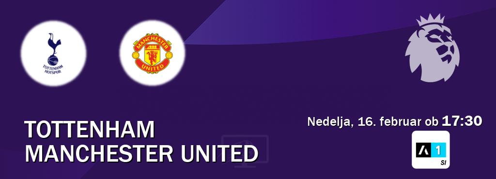 Prenos tekme med Tottenham in Manchester United v živo na Arena Sport 1 (nedelja, 16. februar ob  17:30 uri).