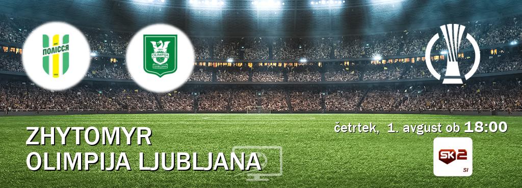 Ne zamudi prenosa tekme Zhytomyr - Olimpija Ljubljana v živo na Sportklub 2.